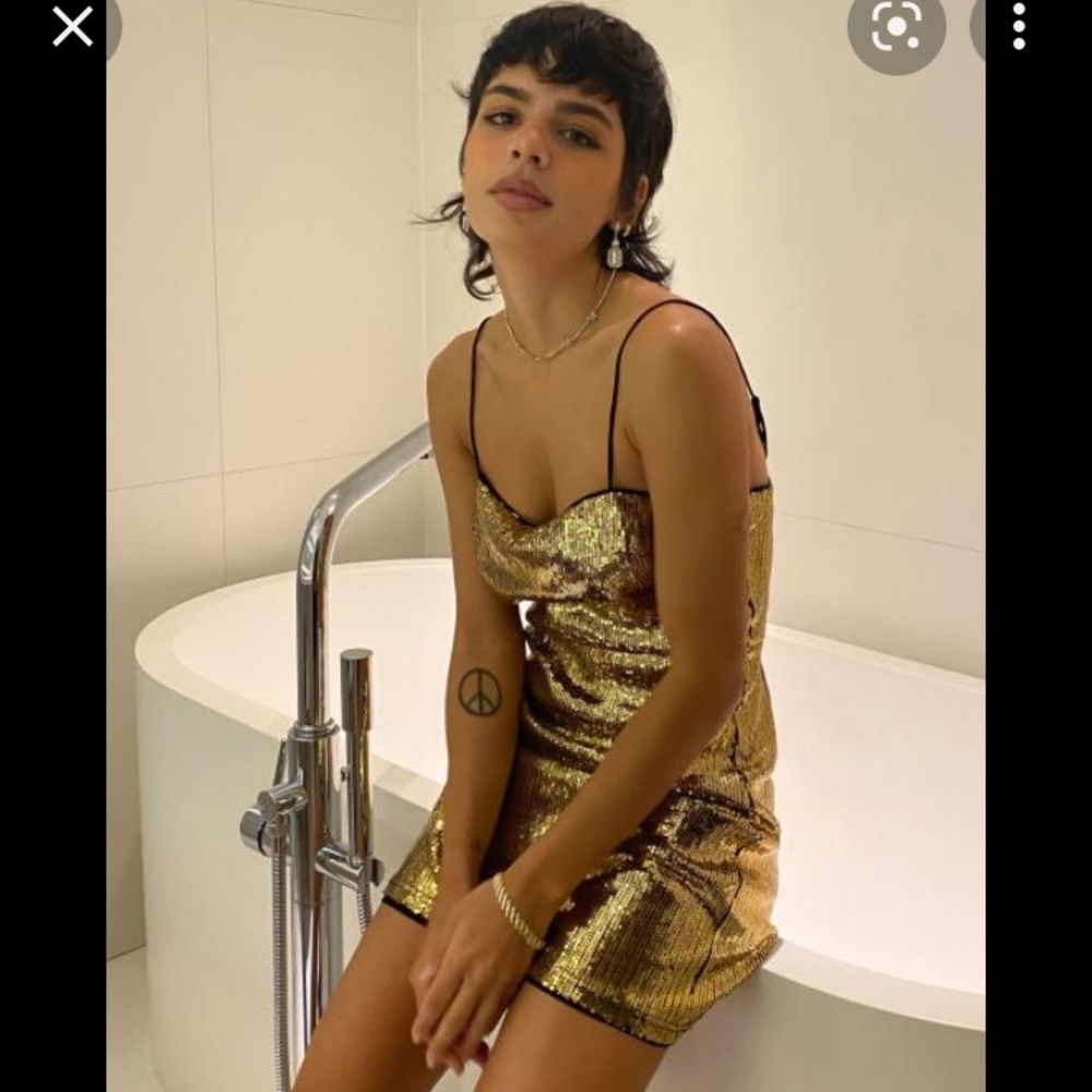 UO By The Bar Sequin Mini Dress. Size small. Mesh lined so very comfortable.